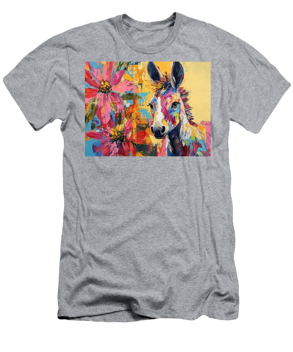 Dandy Donkey Bloom Lisa S Baker T-Shirt