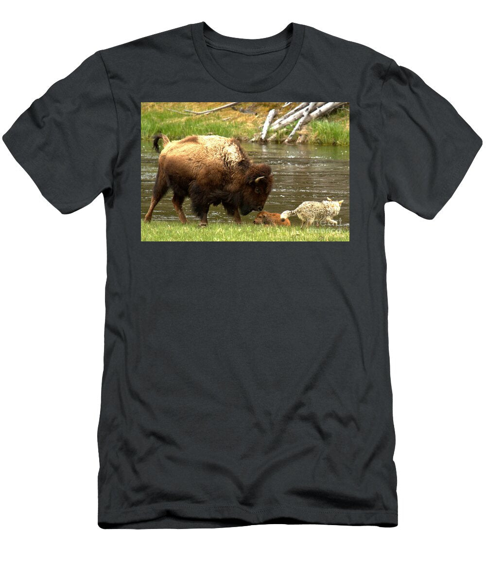 Defending the Bison Calf Adam Jewell T-Shirt