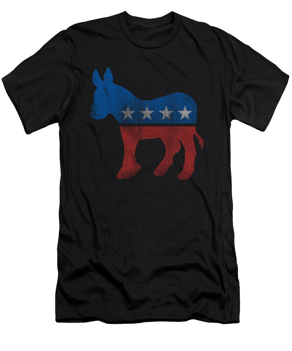 Democrat Donkey Retro Flippin Sweet Gear T-Shirt