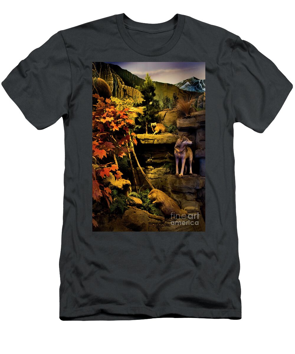 Depiction of Saskatchewan Mammals Ii Al Bourassa T-Shirt