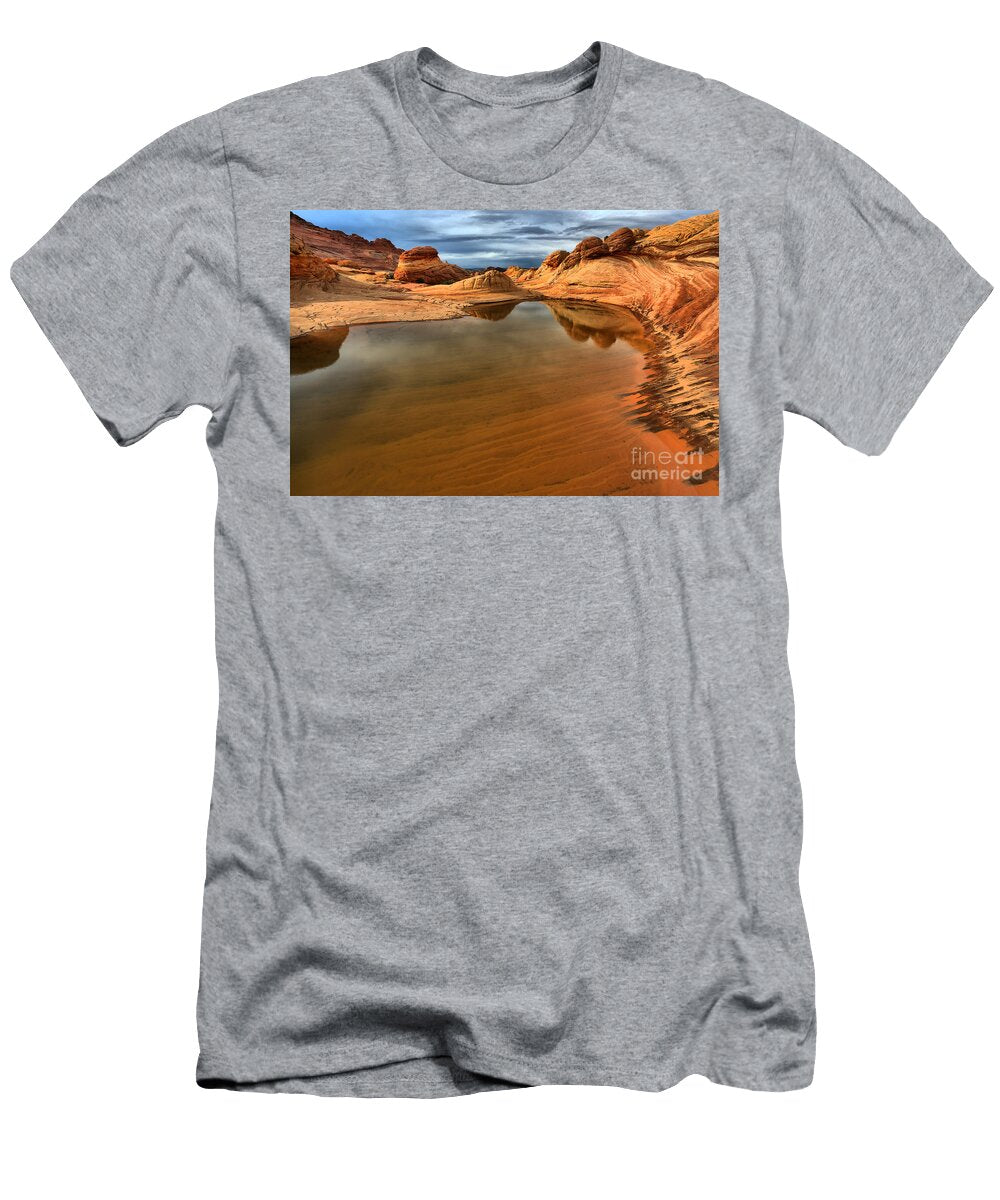 Desert Pools and Storm Clouds Adam Jewell T-Shirt