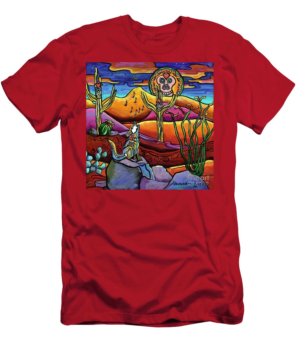 Dia De Los Muertos Songs of the Night Alexandria Winslow T-Shirt