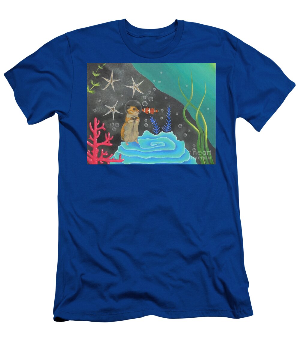 Diver Hamster Simona Bloom T-Shirt