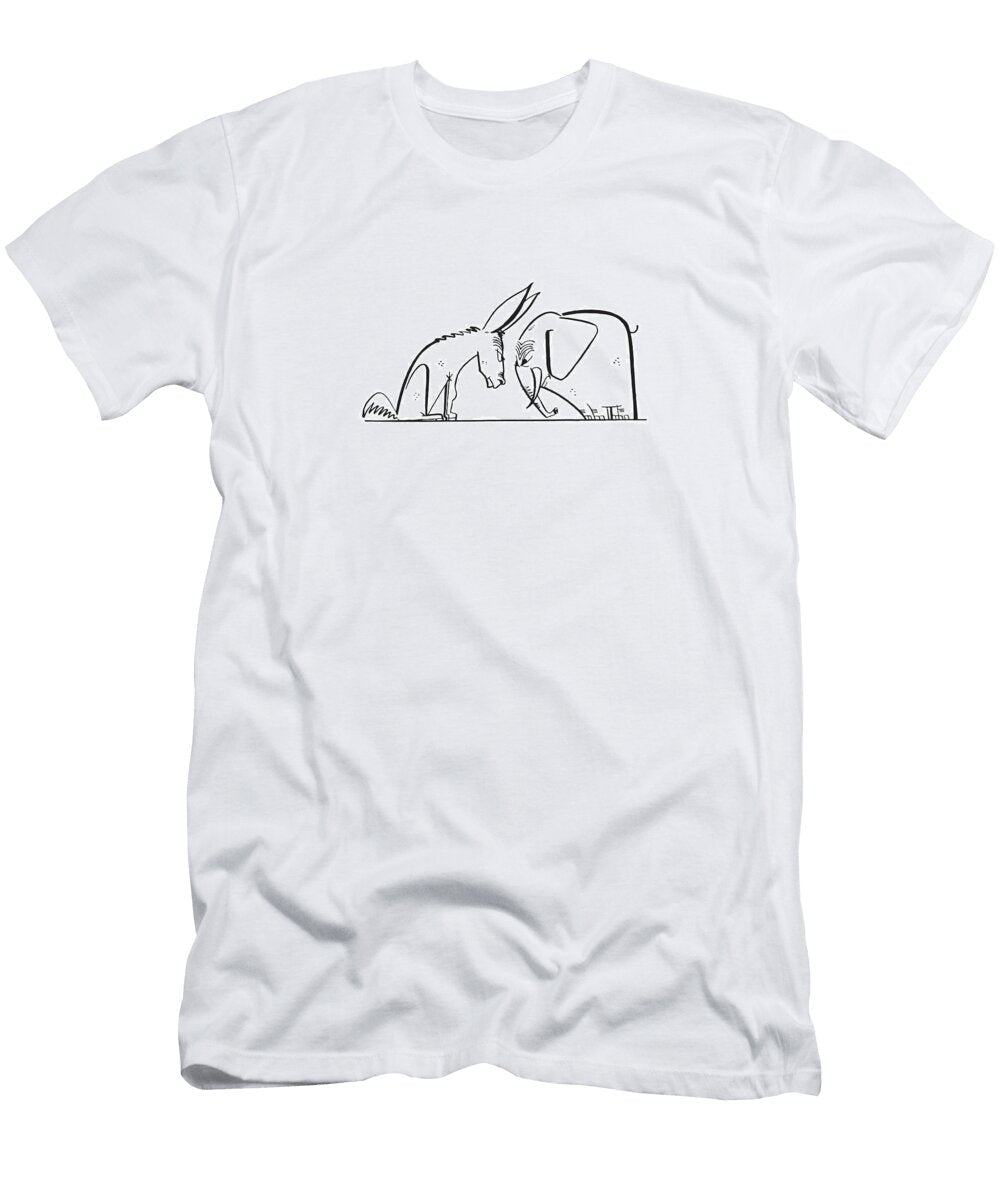 Donkey and Elephant Csa Images T-Shirt