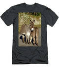 Donkey and Foal on the Road New Forest England Loren Dowding T-Shirt