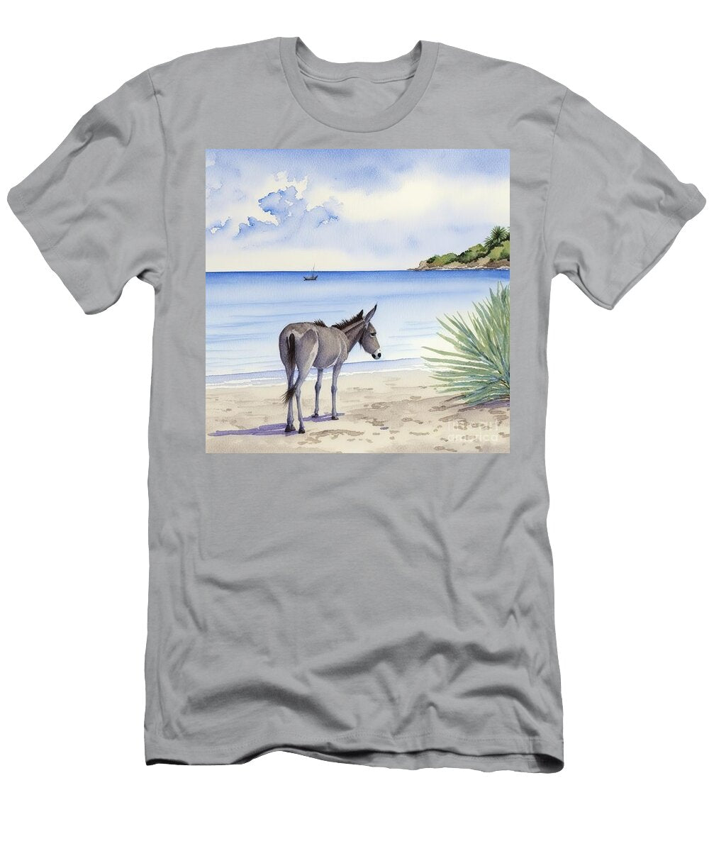 Donkey At Beach N Akkash T-Shirt