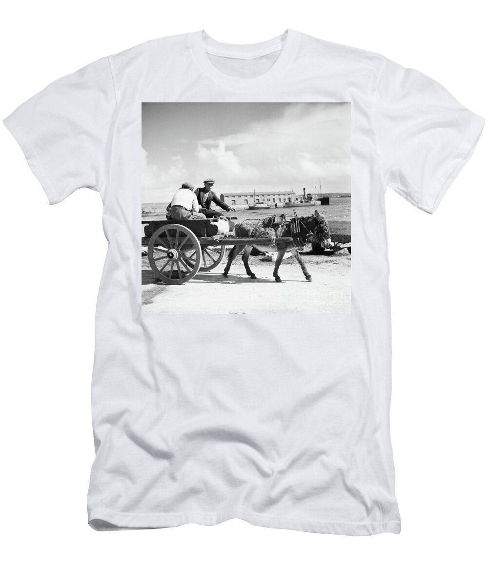 Donkey Cart Aran Islands Ireland 1938 T-Shirt