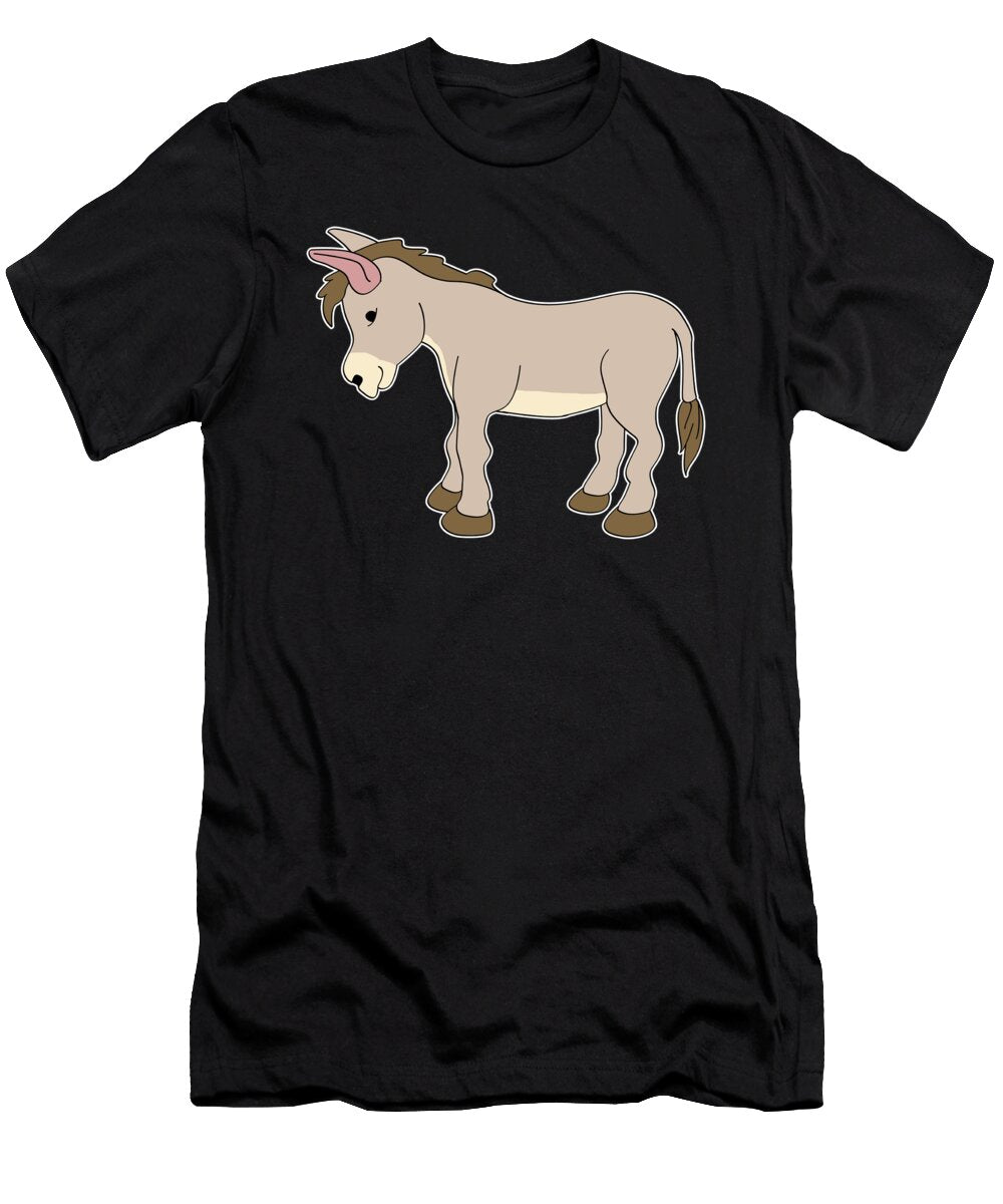 Donkey Cute Animal Gift Muc Designs T-Shirt