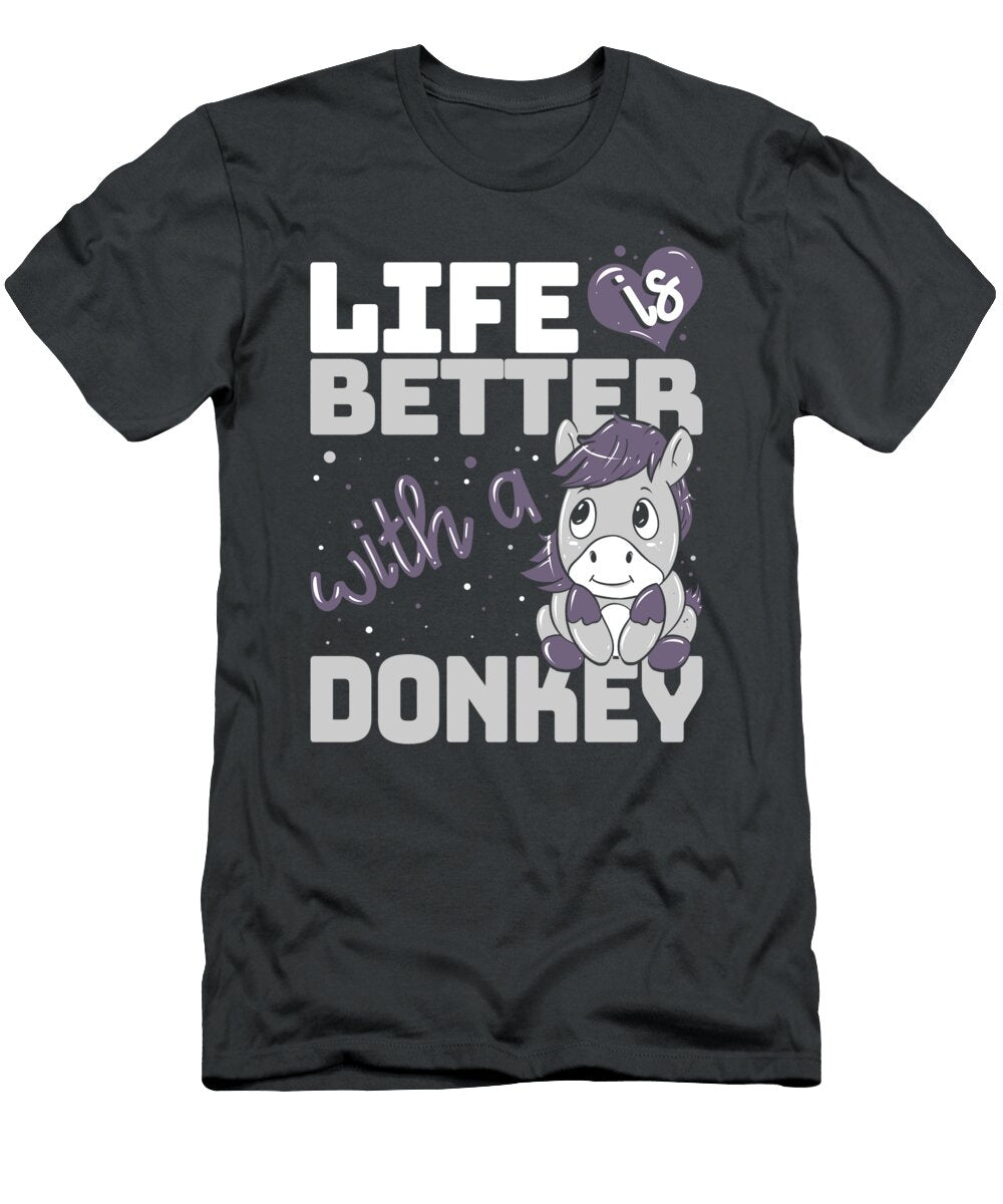 Donkey Farmer Mouse Mule Gift Crazy Squirrel T-Shirt