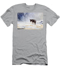Donkey in Snow 19th Century Watercolor John Macwhirter T-Shirt