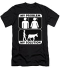 Donkey Lover My Problem My Solution Pictogram Mom Tshirtconcepts Marvin Poppe T-Shirt