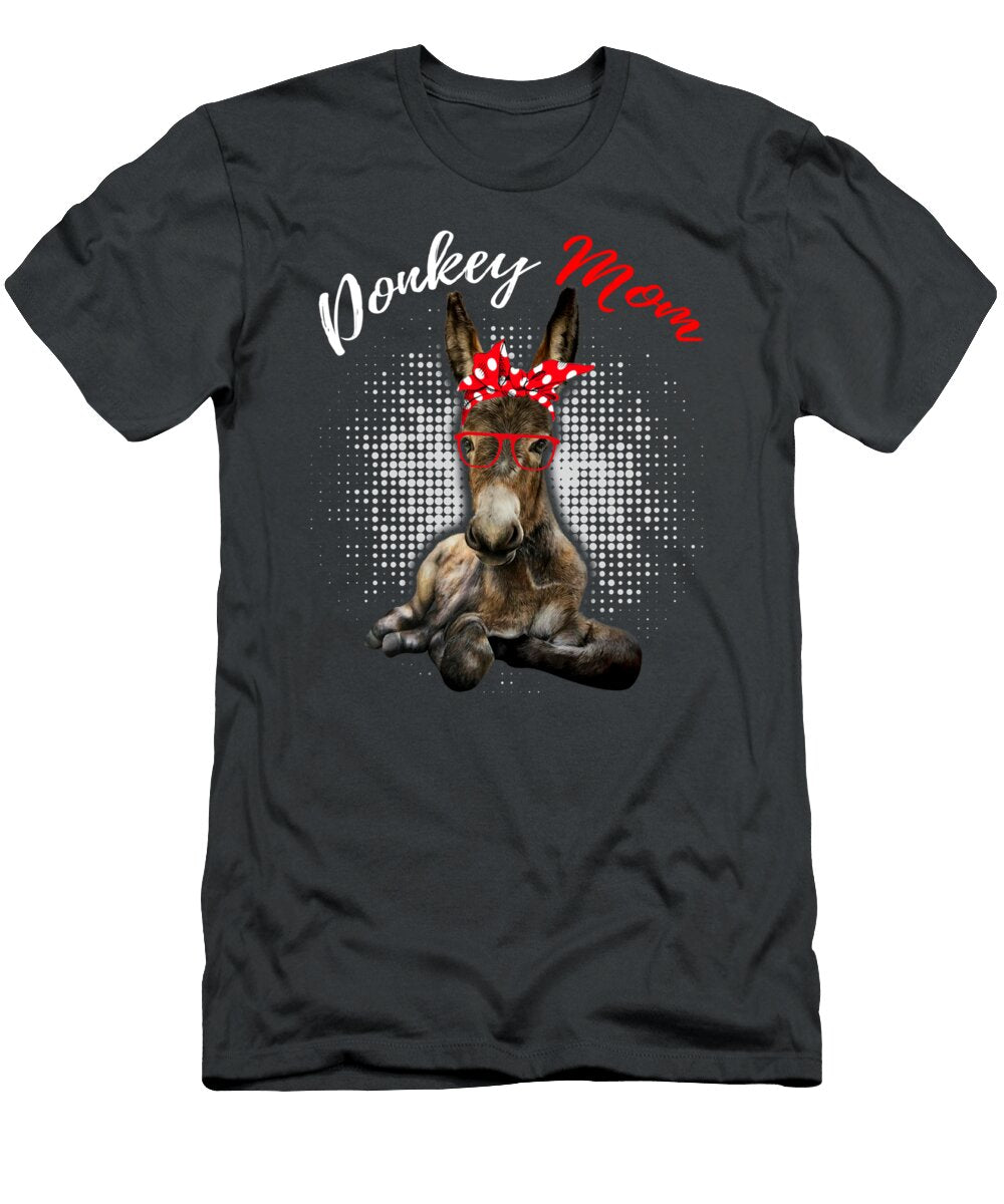 Donkey Mom Lovers Farm Animal Gift Mothers Day Sterling British T-Shirt