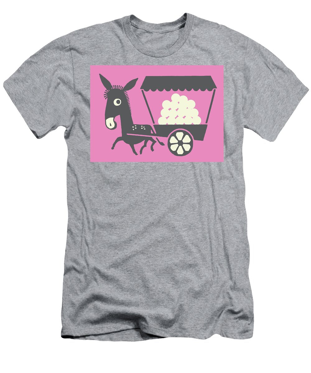 Donkey Pulling Cart Csa Images T-Shirt