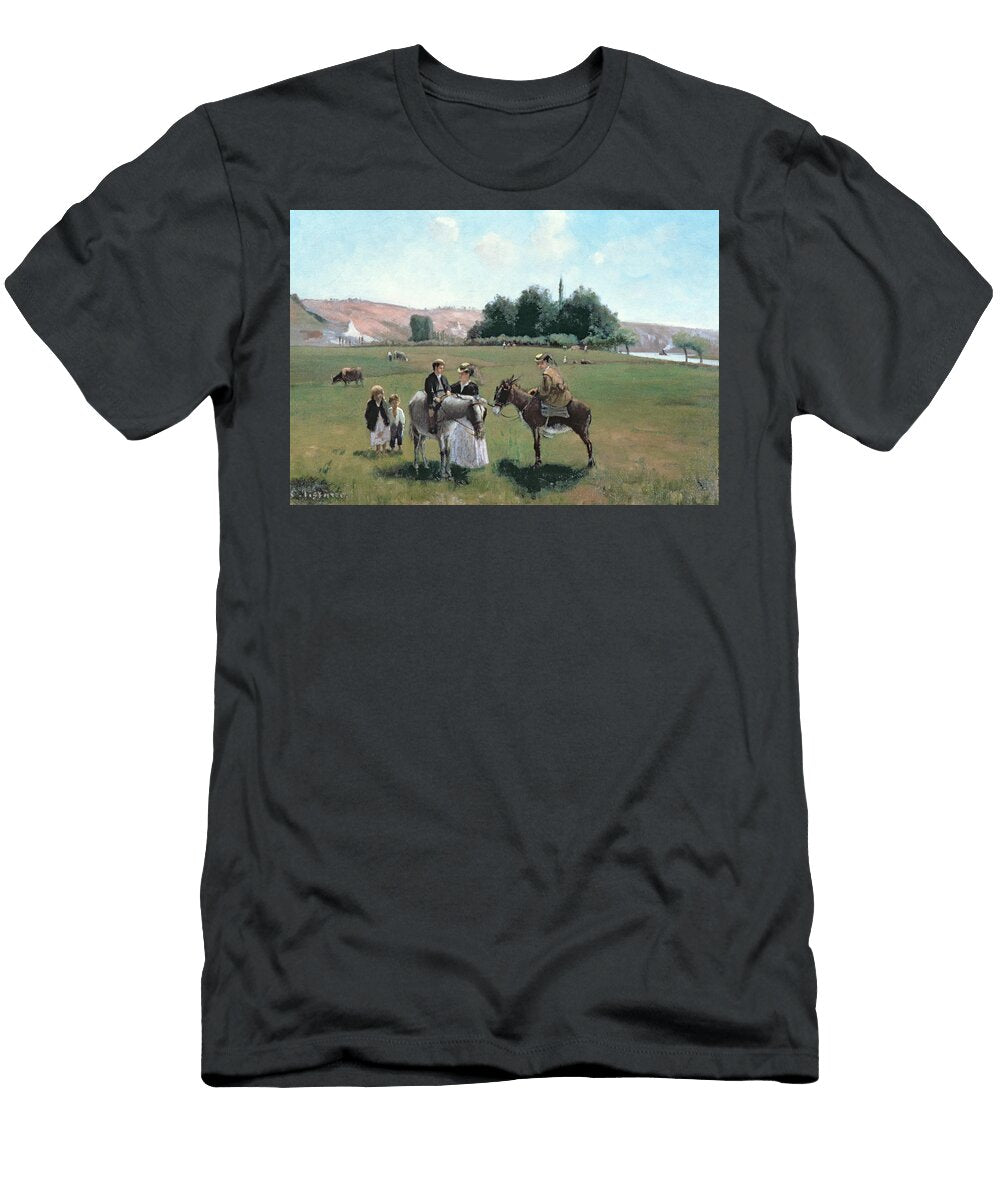 Donkey Ride Camille Pissarro T-Shirt