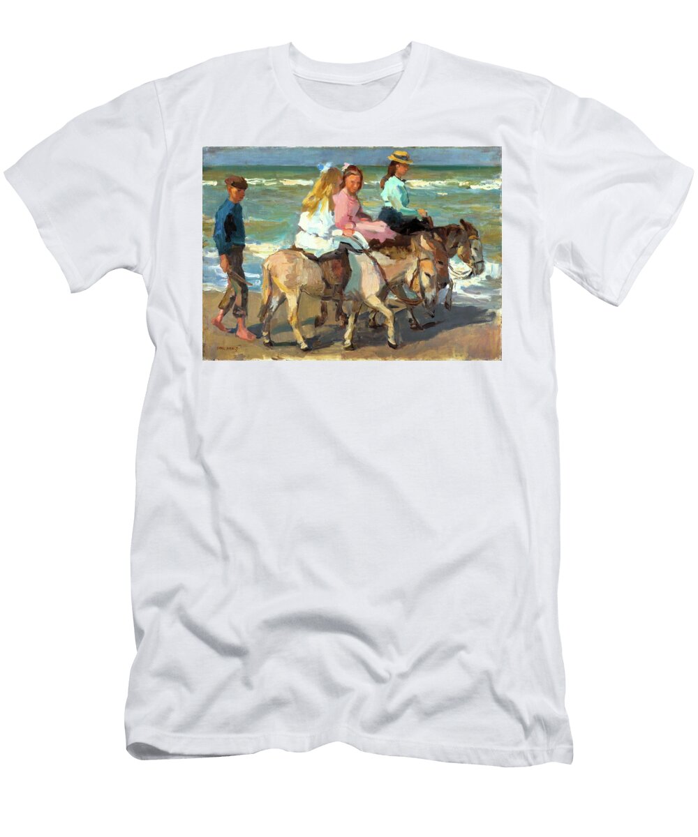Donkey Riding 1900 Digital Remastered Isaac Israels T-Shirt