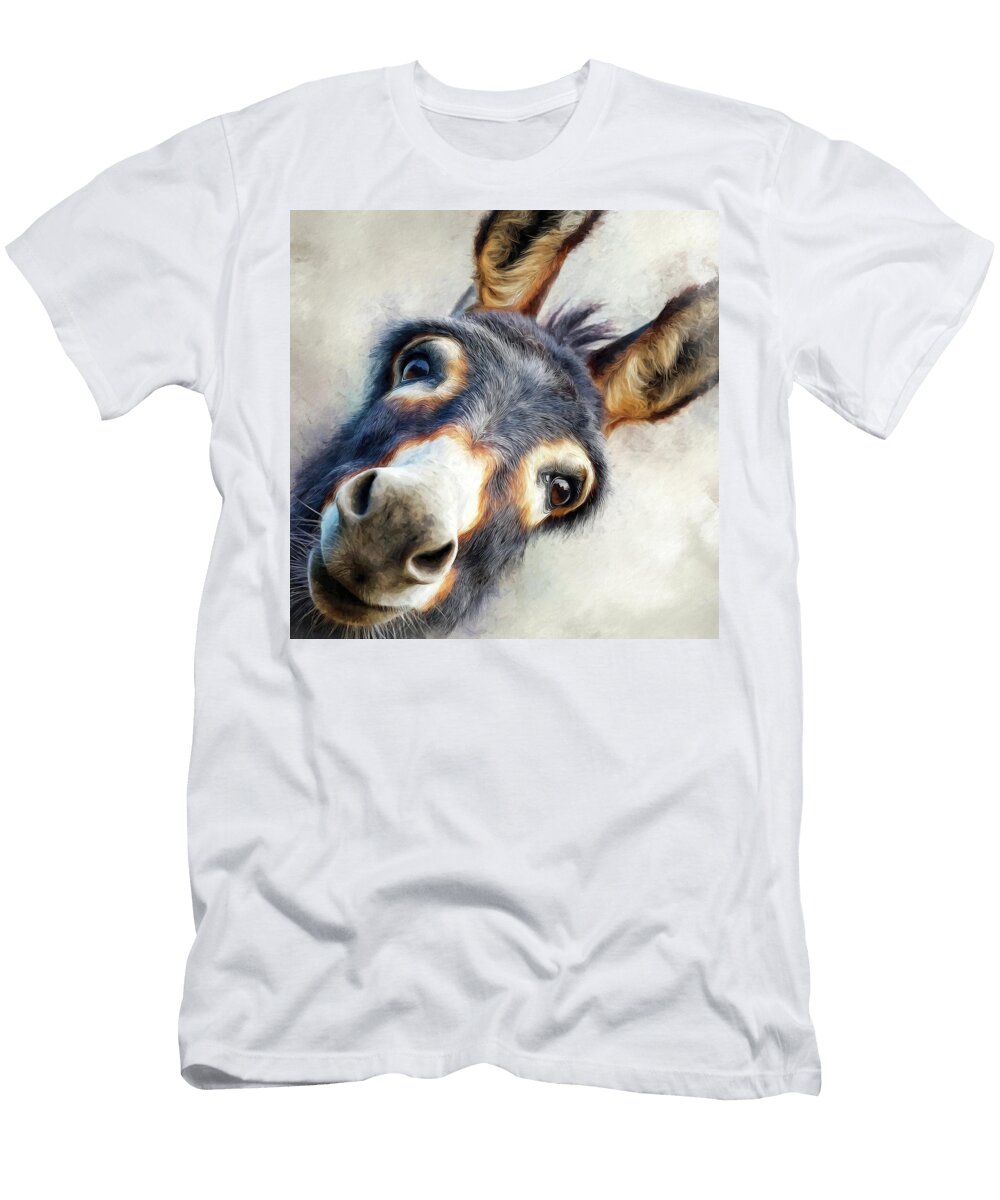 Donkey Says Hello Lisa S Baker T-Shirt