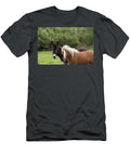 Donkey Standing Alongside a Kerry Bog Pony Stallion a Kristel Richard Natureplcom T-Shirt