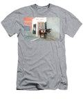Donkey Standing on a Street Fira Animal Images T-Shirt
