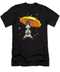 Donkey with Umbrella and Hearts Zimstarus T-Shirt
