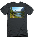 Donkeys At the Edge of Lake Federa Surrounded By Mountain Konrad Wothe Natureplcom T-Shirt
