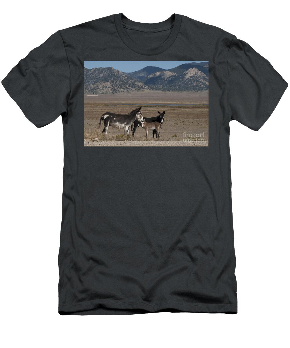 Donkeys in the Colorado Rockies Juli Scalzi T-Shirt