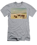 Donkeys on the Beach Johannes Hubertus Leonardus De Haas T-Shirt