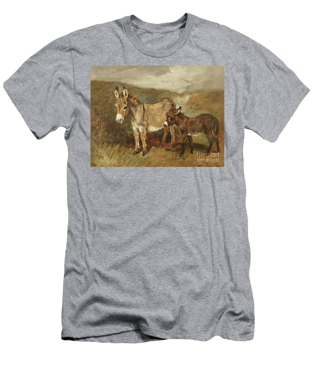 Donkeys Out on the Moor John Emms T-Shirt