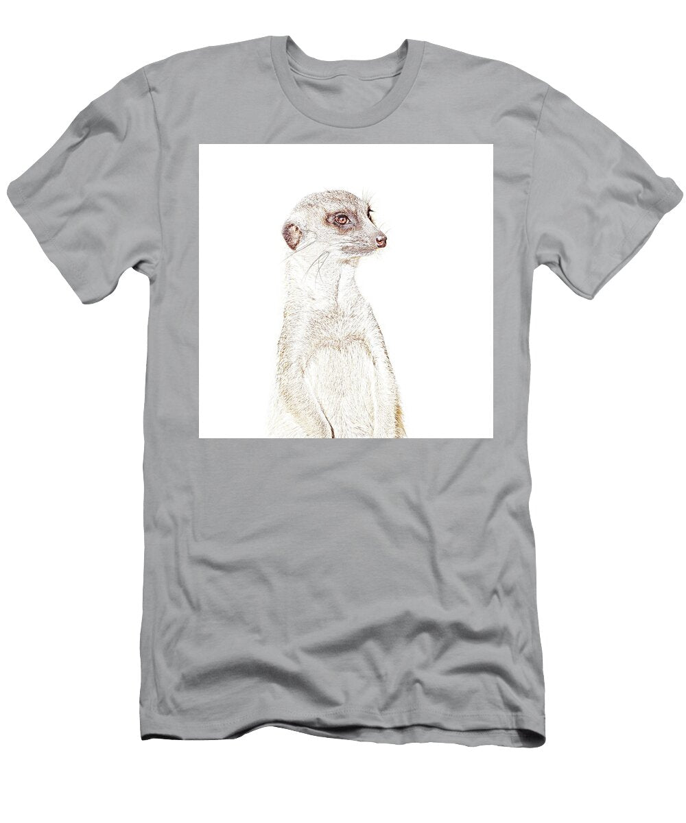 Drawing Illustration of a Meerkat Michele Jackson T-Shirt