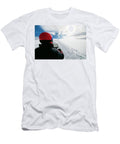 Driving a Snowmobile Through Snow Leslie Parrott T-Shirt