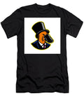 Duck Billed Platypus Tophat Woodcut Color Aloysius Patrimonio T-Shirt
