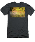 Early Morning Sunlight and Reflections on a Lake Johan Ferret T-Shirt