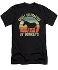 Easily Distracted By Donkeys Lover Funny Jensen Cena T-Shirt
