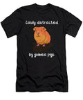 Easily Distracted By Guinea Pigs Quote Guinea Pig Tenshirt T-Shirt