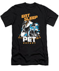 Eat Sleep Pet Repeat Animal Lovers Wildlife Pets Companion Rescue Gift Thomas Larch T-Shirt