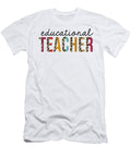 Educational Teacher Leopard Print Funny Jensen Cena T-Shirt