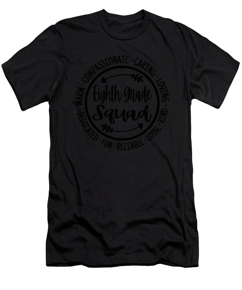 Eighth Grade Squad Teachers 8th Grade Team Vintage Jensen Cena T-Shirt