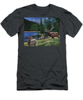 Elk At Beaver Lake Yellowstone Timithy L Gordon T-Shirt