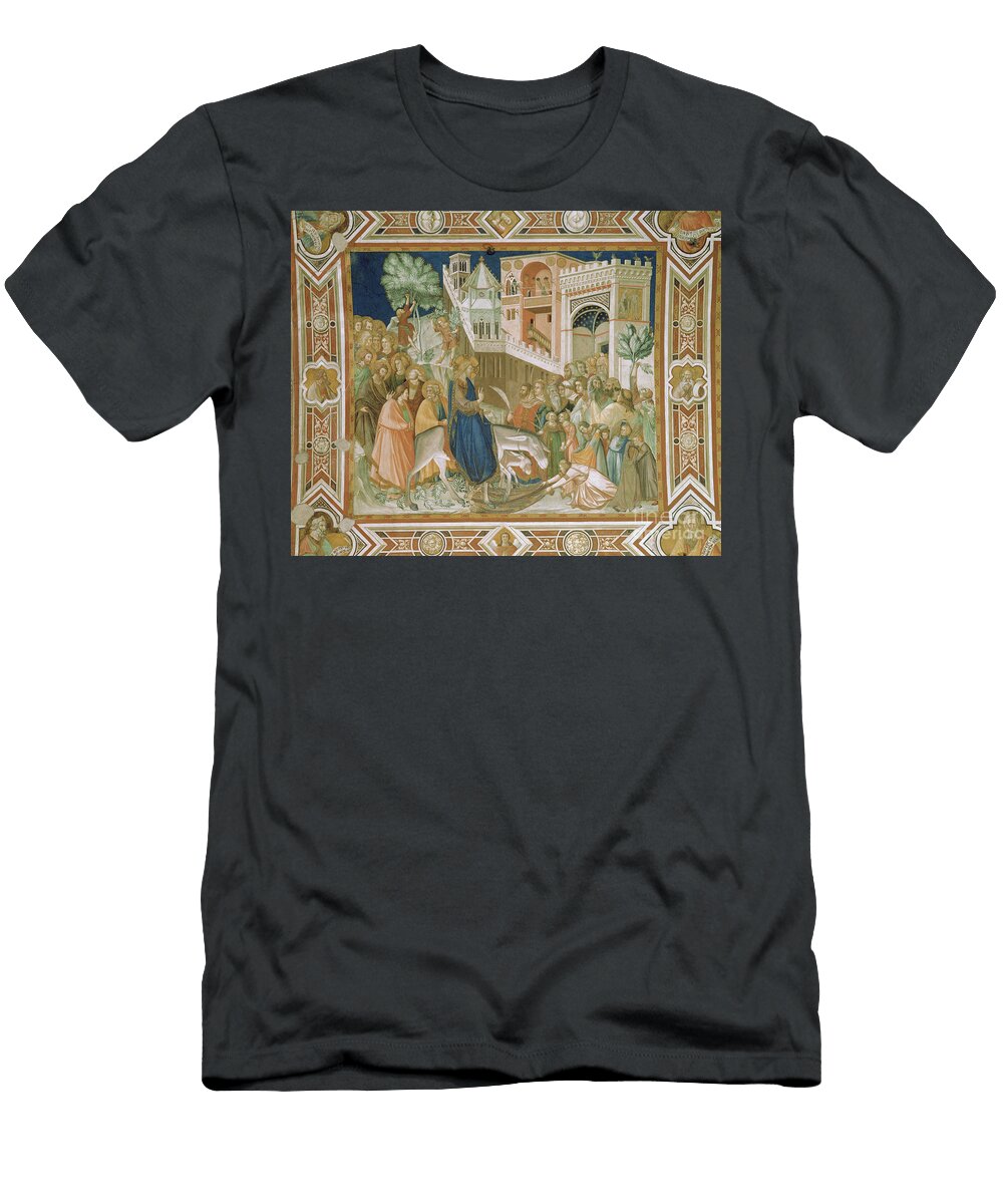 Entry of Christ Into Jerusalem 1320 Pietro Lorenzetti T-Shirt
