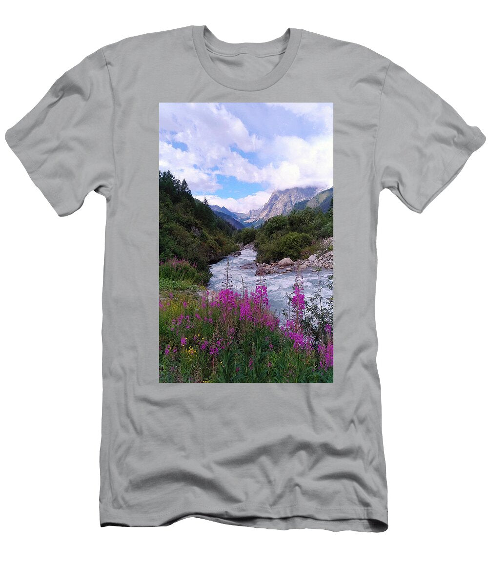 Epilobes Sous Les Deux Pyramids Daniele Gennaro T-Shirt