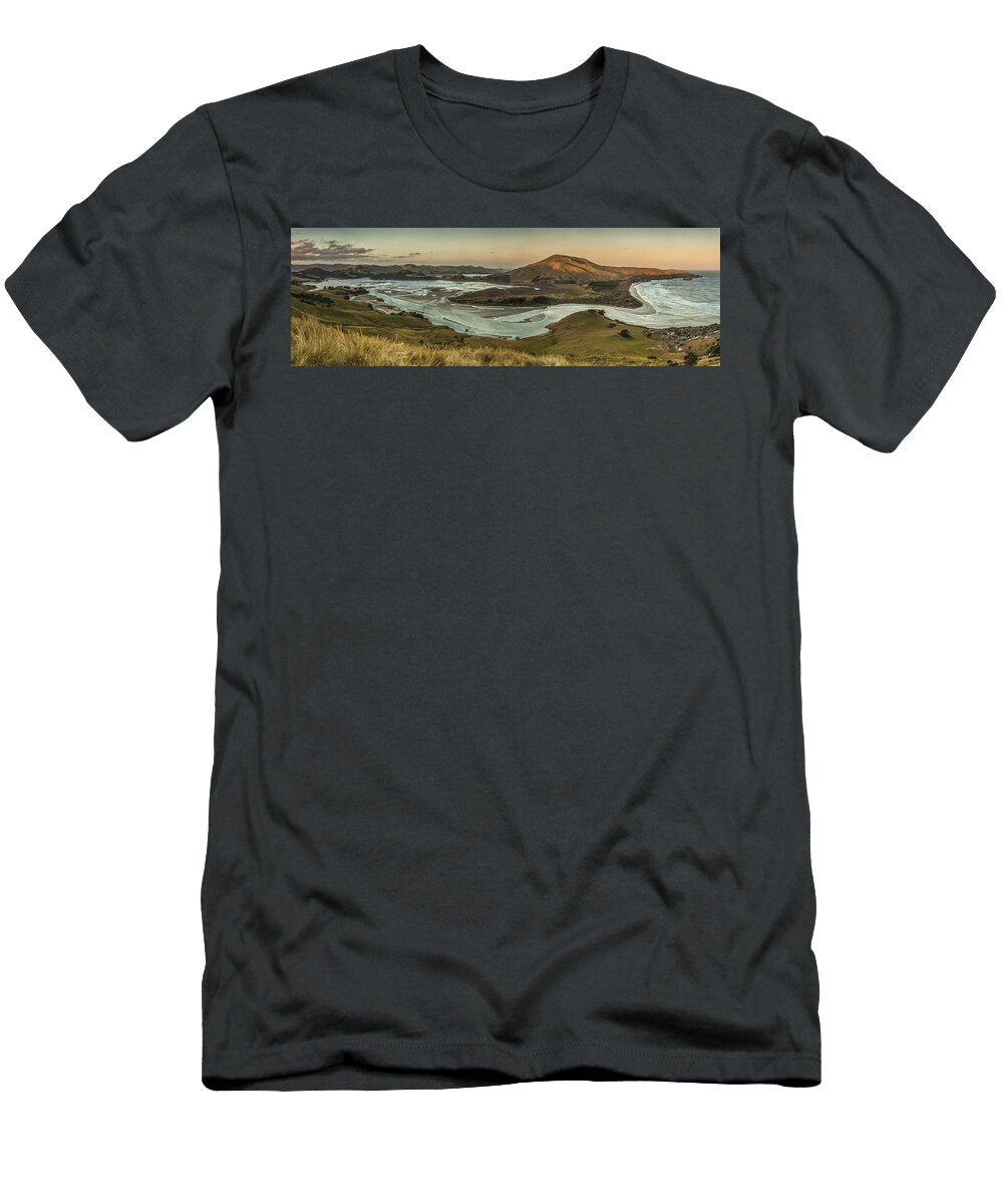 Estuary At Hoopers Inlet Otago Colin Monteath Hedgehog House T-Shirt