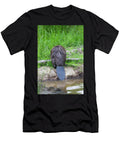 European Beaver Rear View in Wetlands in Captive Breeding David Woodfall Natureplcom T-Shirt