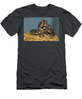 European Hamster Female with Five Pups Captive Animals Edwin Giesbers Natureplcom T-Shirt