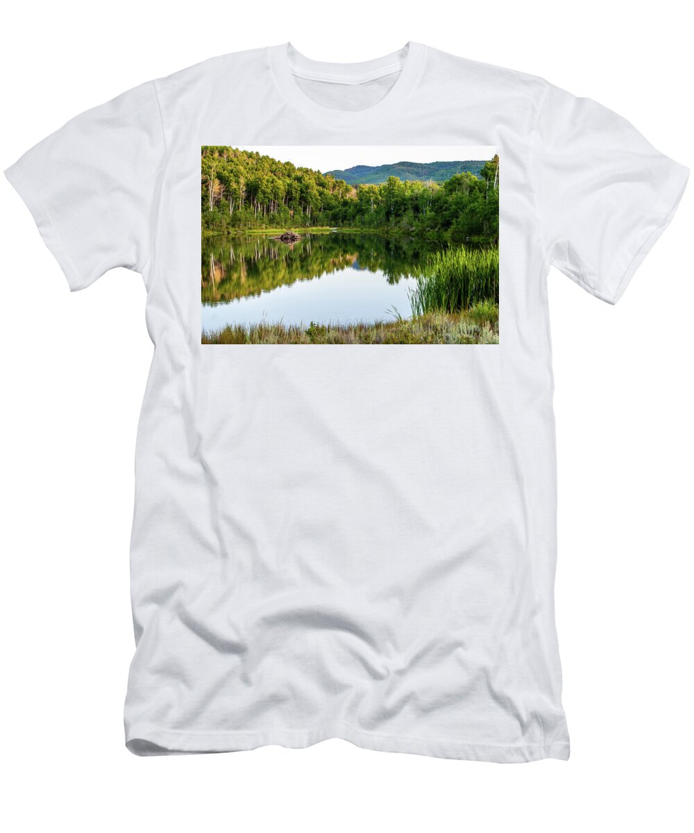 Evening At Ivie Pond Tl Mair T-Shirt