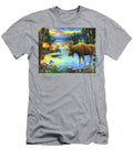 Evening At the Mountain Lake Bridget Voth T-Shirt