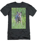 Eyes of the Meadow a Watchful Coyote Yuval Helfman T-Shirt