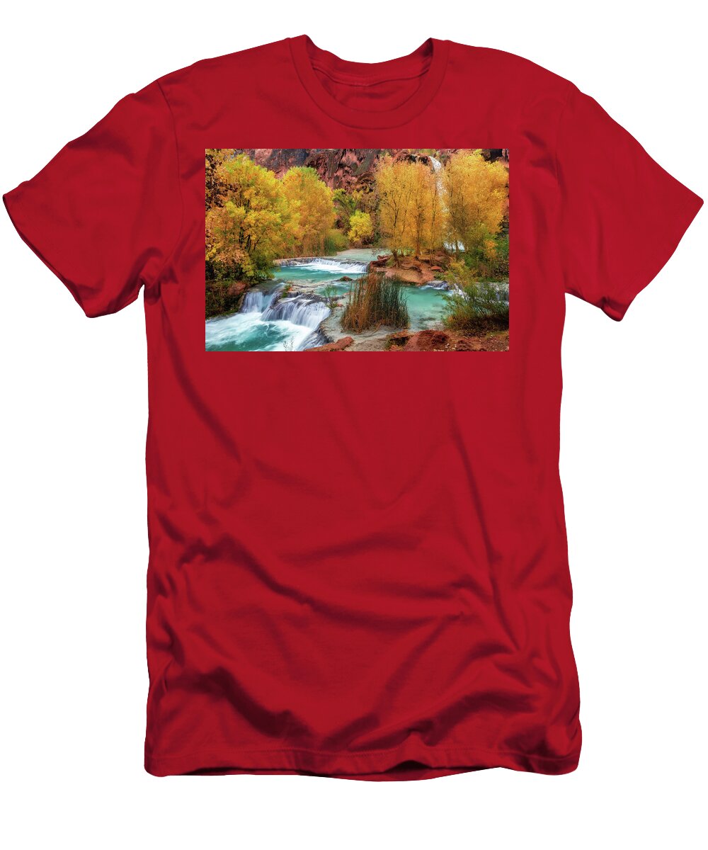 Fall Colors At Havasu Falls 2 Alex Mironyuk T-Shirt