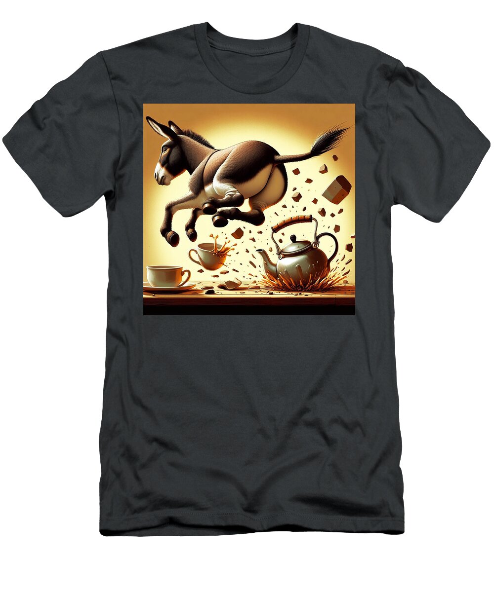 Falling Ass Over Tea Kettle Ronald Mills T-Shirt