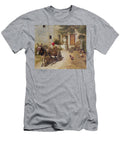 Farm Yard Scene Henry Herbert LA Thangue T-Shirt
