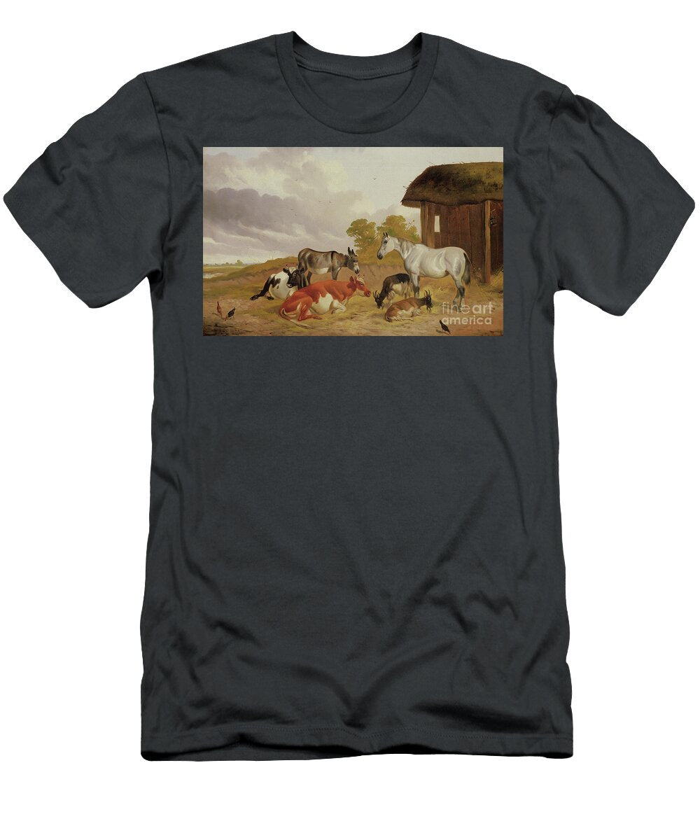 Farmyard Companions John Alfred Wheeler T-Shirt