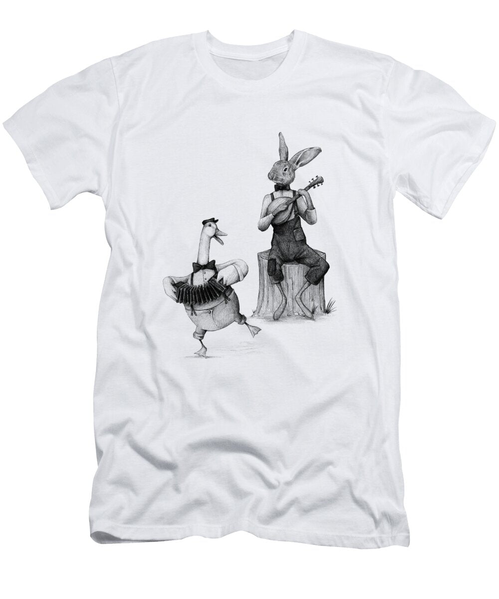 Feathered and Furry Harmony Ii Mike Koubou T-Shirt